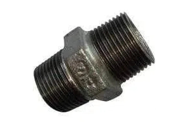 GALV Hex Nipple-15mm