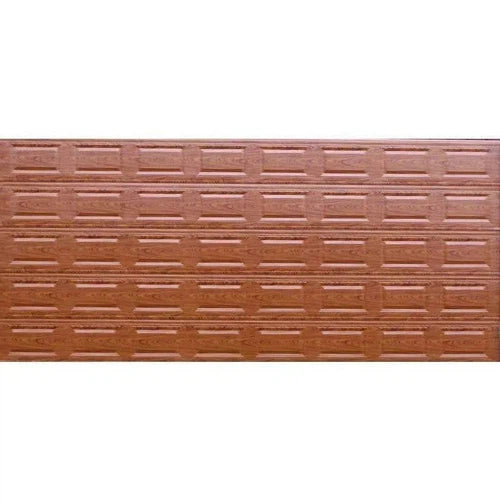 Garage Door Double Sectional Panel Steel-Rustic Bark-