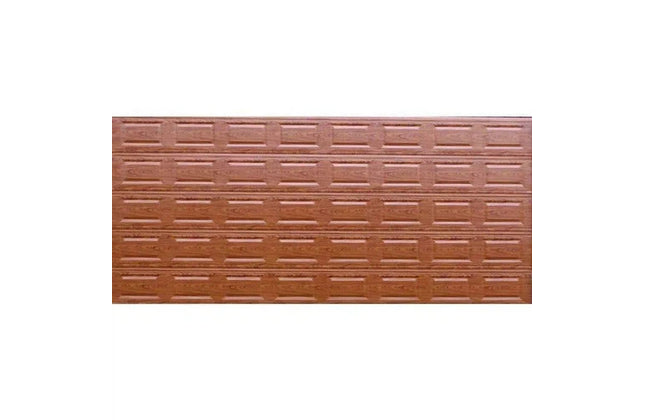 Garage Door Double Sectional Panel Steel-Rustic Bark