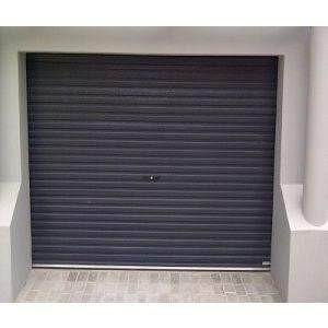Garage Door Roll Up Light Duty iBuild-Garage Doors-iBuild-Charcoal (Has Dents)-2450mm-diyshop.co.za