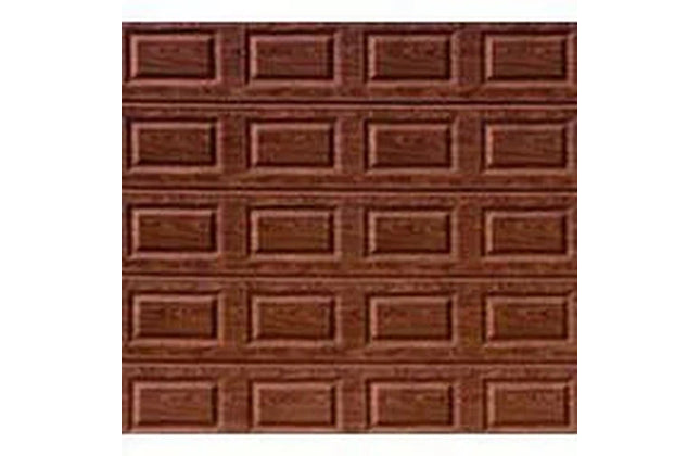 Garage Door Single Sectional Panel Steel-Bronze