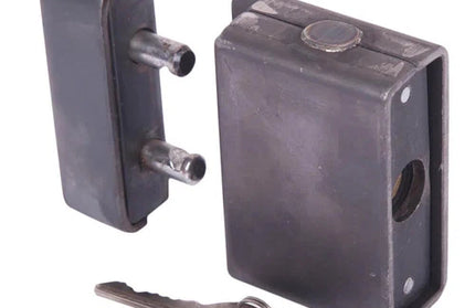 Gate Lock Sliding Slam RED-Default Title