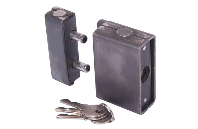 Gate Lock Sliding Slam RED-Default Title