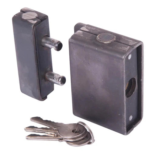 Gate Lock Sliding Slam RED-Default Title