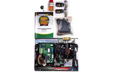 Gate Motor Sliding 12𝑉 Gemini-7𝐴𝒉-Motor+Bat+2xRmt+BaseP-
