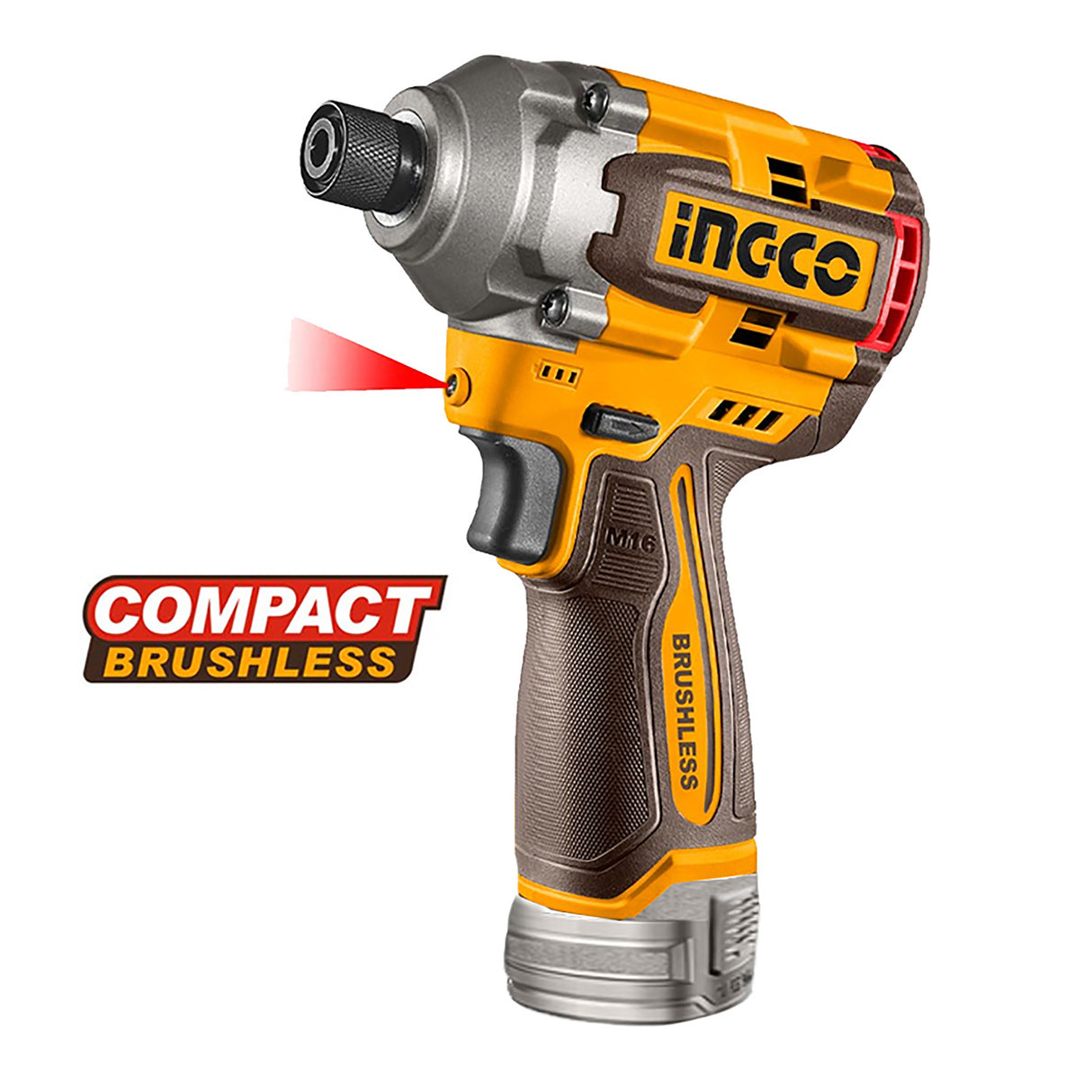 Impact Driver Cordless 1/4" 170𝑁-𝑚 16𝑉 SET iNGCO