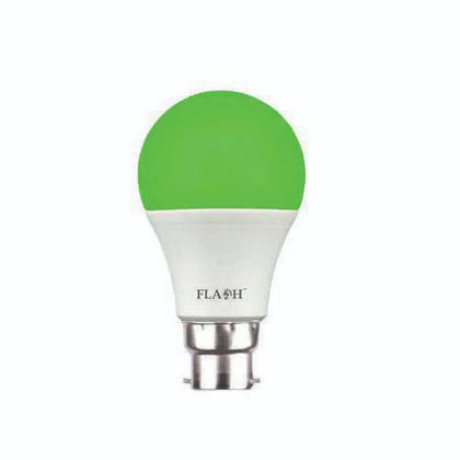 Globe A60 B22 LED Flash »-Green