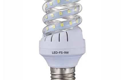 Globe Full Spiral LED Flashⓓ-9w-Daylight