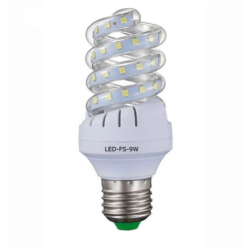 Globe Full Spiral LED Flashⓓ-9w-Daylight