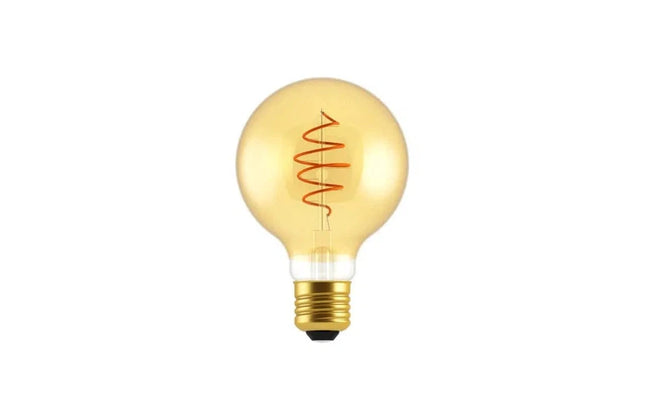 Globe G80 E27 Filament Spiral O-lite-Gold-5w