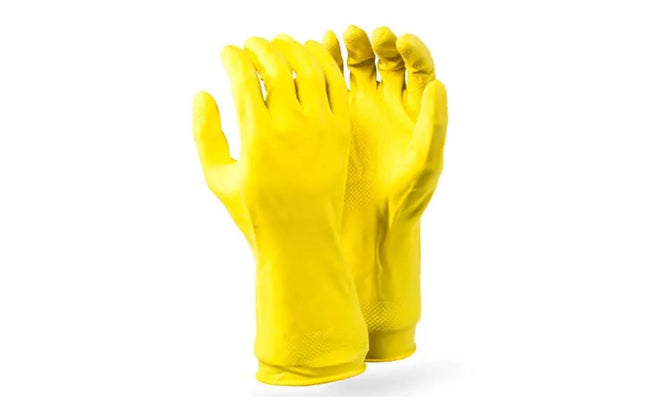 Glove Household Latex Yellow-Meduim