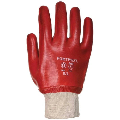 Glove PVC Dipped-Wrist-