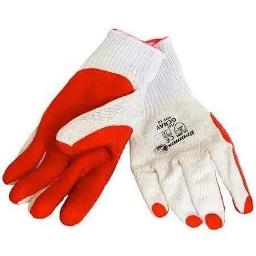 Glove Rubber Dipped Crayfish-Large #10-Pair-