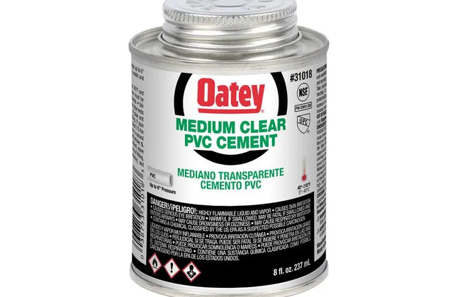 Glue PVC Cement Oatey-Meduim Pressure-237𝑚ℓ