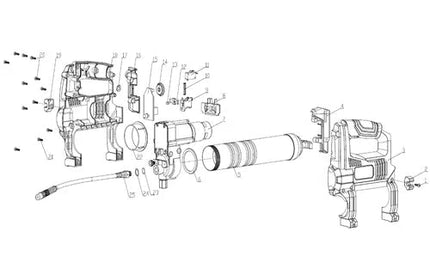 Grease Gun Cordless 𝑃20ˢ iNGCO ⓓiscontinued-Tool Only-