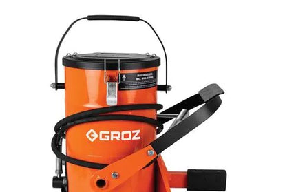 Grease Gun Foot Bucket Groz-10kg