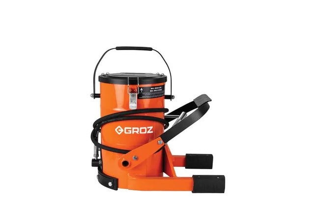 Grease Gun Foot Bucket Groz-10kg