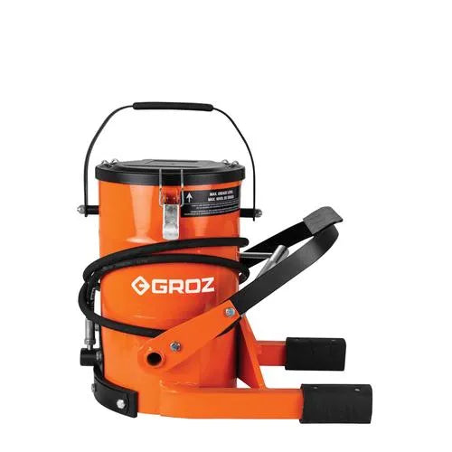 Grease Gun Foot Bucket Groz-10kg-