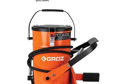 Grease Gun Foot Bucket Groz-10kg-