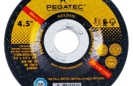 Grinding Disc Pegatec-⌀115 x 𝑇6𝑚𝑚-each