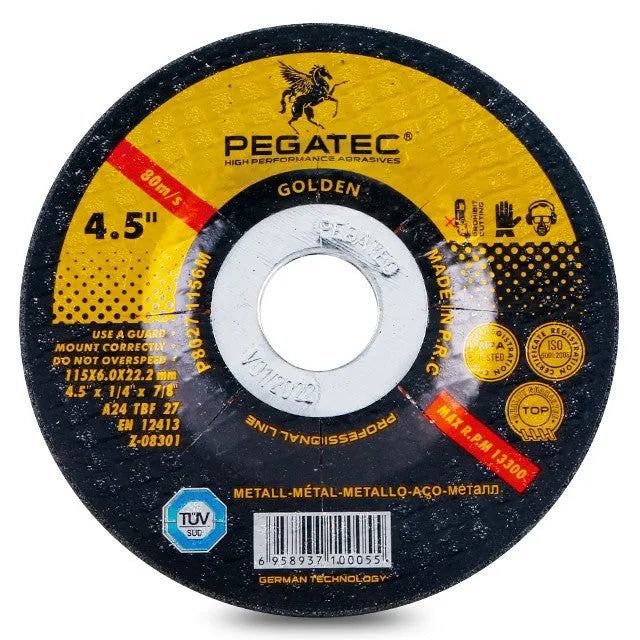Grinding Disc Pegatec-⌀115 x 𝑇6𝑚𝑚-each-