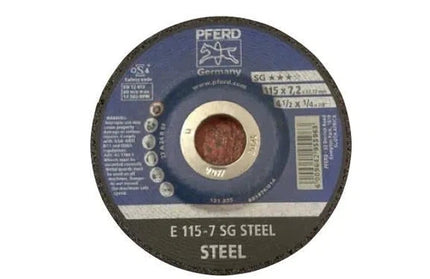 Grinding Disc SG Elastic*** PFERD-⌀115 x 𝑇7.2𝑚𝑚-each