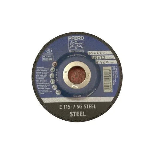 Grinding Disc SG Elastic*** PFERD-⌀115 x 𝑇7.2𝑚𝑚-each-