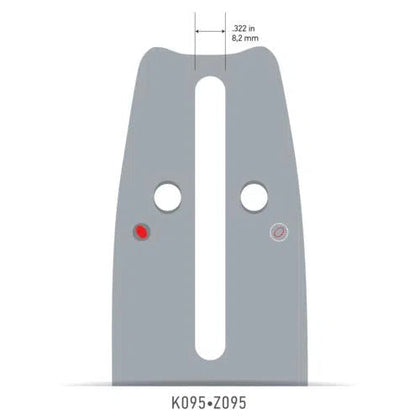 Guide Bar 2️⃣.325” AdvanceCut Oregon-40cm/𝑇1.3𝑚𝑚/23RS-66𝐷𝐿-