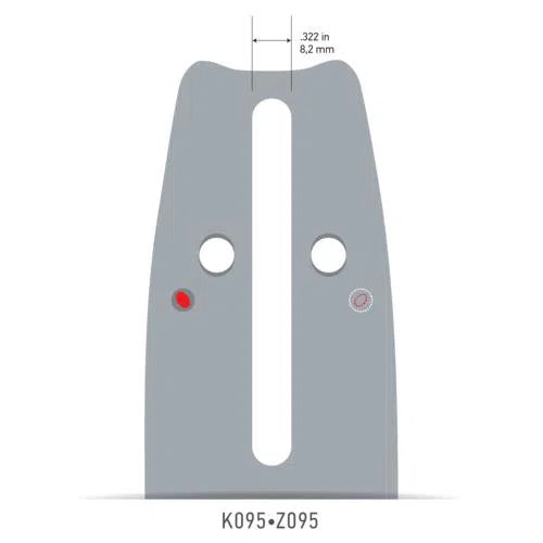 Guide Bar 2️⃣.325” AdvanceCut Oregon-40cm/𝑇1.3𝑚𝑚/23RS-66𝐷𝐿-