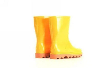 Gumboots Water Boot Kids Clipper Neptune-8-Yellow/Brown