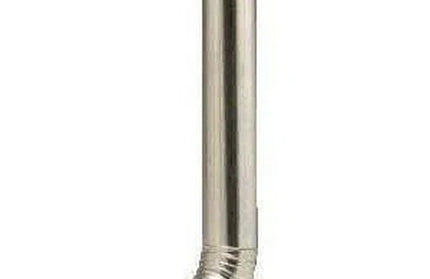 Gutter GALV Down Pipe+Shoe Round-⌀75x𝑇0.4𝑚𝑚 x 𝐻2.7𝑚