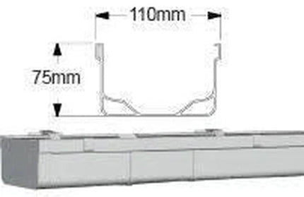 Gutter Streamline Profile-𝐿3.0𝑚-