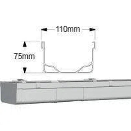 Gutter Streamline Profile-𝐿3.0𝑚-