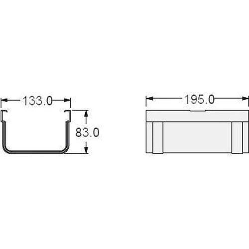 Gutter Streamline Union Clip-Gutter Accessories-Marley-110mm-diyshop.co.za