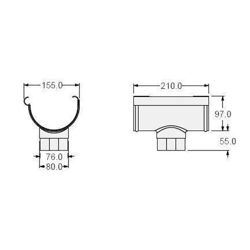 Gutter Vynadeep Outlet-Vynadeep-Marley-diyshop.co.za