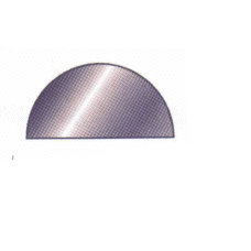 Half Round Aluminiumⓓ-12mm-