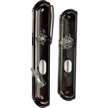 Handles for Steel Door-Silver-