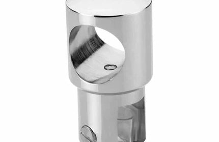 Header Bar Glass Connector for Silhouette Frameless Shower-Stainless steel-each-𝐼⌀19𝑚𝑚