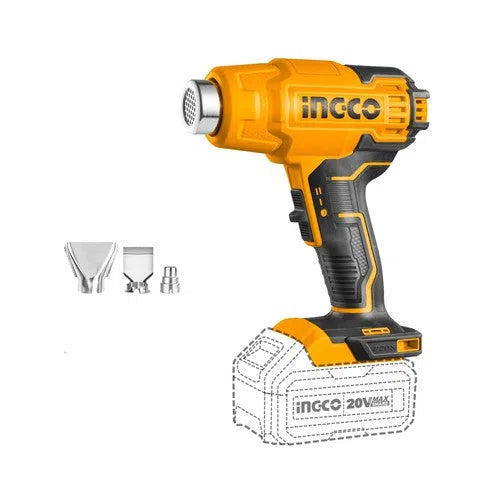 Heat Gun Cordless 20𝑉 iNGCOⓓ