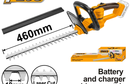 Hedge Trimmer Cordless 𝑃20ˢ iNGCO-460mm-Tool Only-
