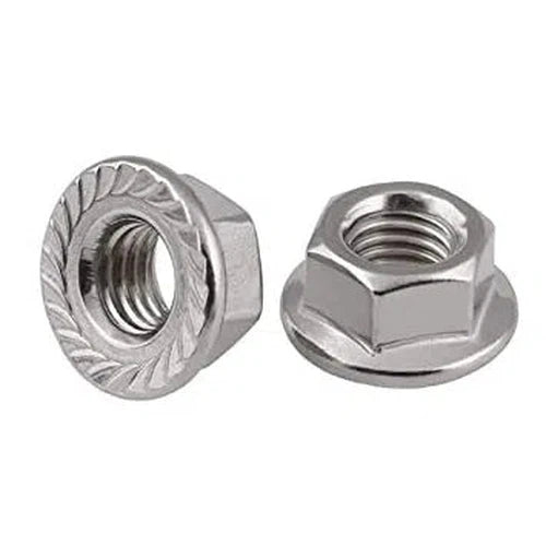 Hex Flange Nut Serrated SS-M8-each-