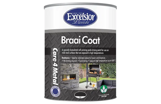 High Heat Paint 600° Excelsior-Black-1ℓ