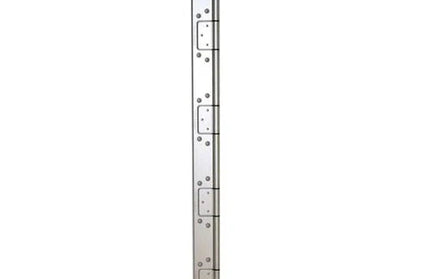 Hinge Aluminium Sinkless Continuous-Black-2100mm-each