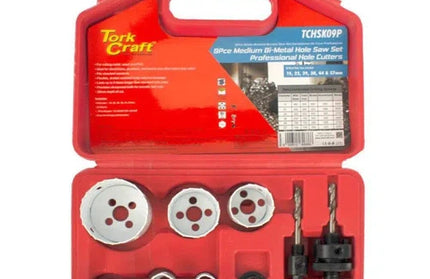 Hole Saw HSS Kit 9pc TorkCraft-Default Title