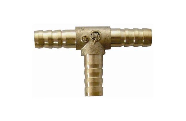 Hose Connector Brass T-8mm