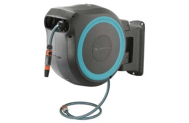 Hose Reel Wall-Mounted Hose Box RollUp Gardena-⌀13𝑚𝑚 x 𝐿35𝑚