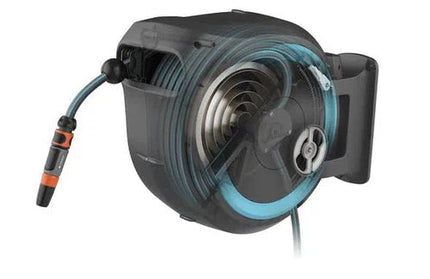 Hose Reel Wall-Mounted Hose Box RollUp Gardena-⌀13𝑚𝑚 x 𝐿35𝑚-