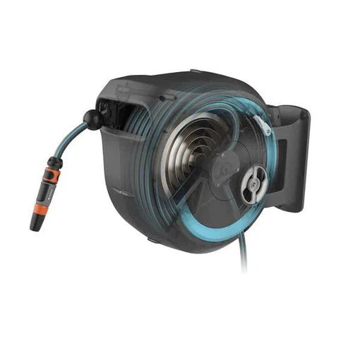Hose Reel Wall-Mounted Hose Box RollUp Gardena-⌀13𝑚𝑚 x 𝐿35𝑚-