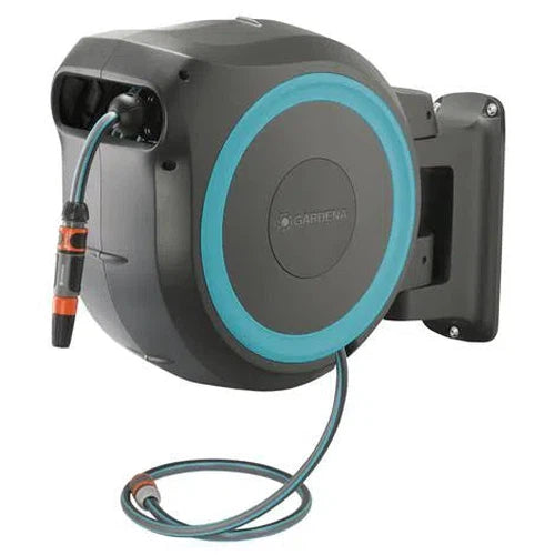 Hose Reel Wall-Mounted Hose Box RollUp Gardena-⌀13𝑚𝑚 x 𝐿35𝑚-