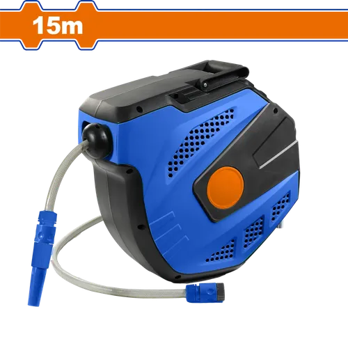 Hose Reel Wall-Mounted Hose Box RollUp WADFOW-⌀15𝑚𝑚 x 𝐿15𝑚-